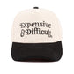 "Expensive & Difficult" Canvas Cap-Black-[option4]-[option5]-Cute-Trendy-Shop-Womens-Boutique-Clothing-Store