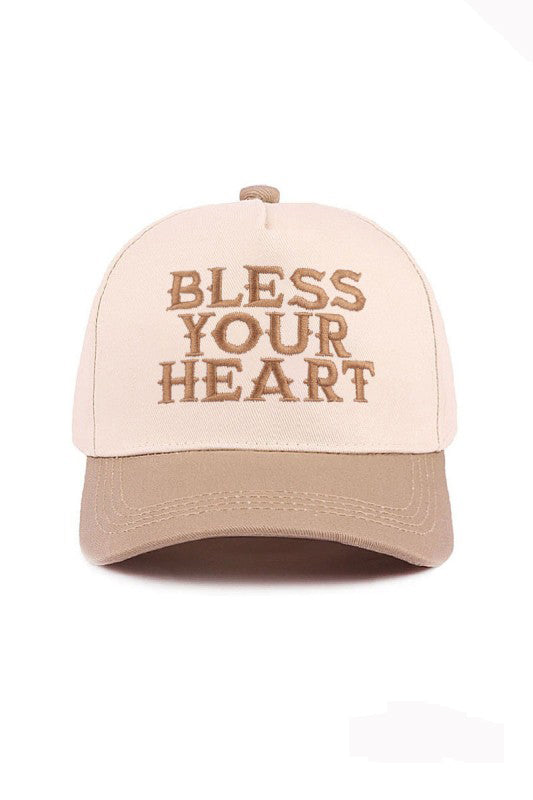 "Bless Your Heart" Cap-Mocha-[option4]-[option5]-Cute-Trendy-Shop-Womens-Boutique-Clothing-Store