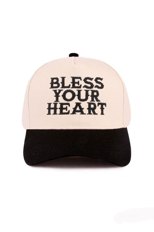 "Bless Your Heart" Cap-Black-[option4]-[option5]-Cute-Trendy-Shop-Womens-Boutique-Clothing-Store