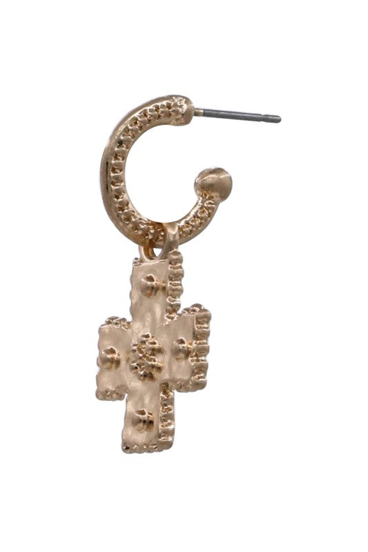 Start New Cross Earrings-[option4]-[option5]-Cute-Trendy-Shop-Womens-Boutique-Clothing-Store