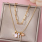 Just A Smile Crystal charm Necklace