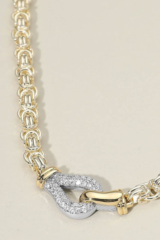 Riding in Style Buckle Necklace-[option4]-[option5]-Cute-Trendy-Shop-Womens-Boutique-Clothing-Store