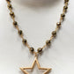 Whole in The Sky Open Star Beaded Necklace-[option4]-[option5]-Cute-Trendy-Shop-Womens-Boutique-Clothing-Store