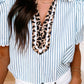 Magical Moments Stripe Top With Leopard Trim-[option4]-[option5]-Cute-Trendy-Shop-Womens-Boutique-Clothing-Store