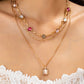 Statement Piece Triple Strand Necklace