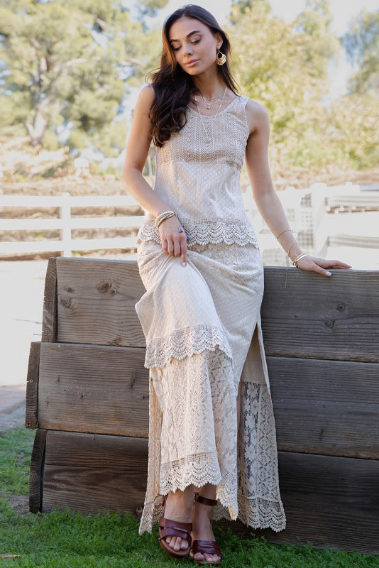 Desert Dream Lace Ranch Maxi Dress-[option4]-[option5]-Cute-Trendy-Shop-Womens-Boutique-Clothing-Store