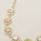 Fabulous Evening Multicolor Square Stone Necklace-[option4]-[option5]-Cute-Trendy-Shop-Womens-Boutique-Clothing-Store