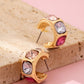 Chance Meeting Multicolor Hoop Earrings