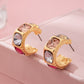 Chance Meeting Multicolor Hoop Earrings