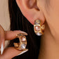 Chance Meeting Multicolor Hoop Earrings