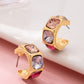 Chance Meeting Multicolor Hoop Earrings