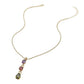 Heirloom Worthy Triple Stone Drop Necklace-[option4]-[option5]-Cute-Trendy-Shop-Womens-Boutique-Clothing-Store
