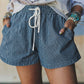 Daydreaming Denim Stripe Shorts-[option4]-[option5]-Cute-Trendy-Shop-Womens-Boutique-Clothing-Store