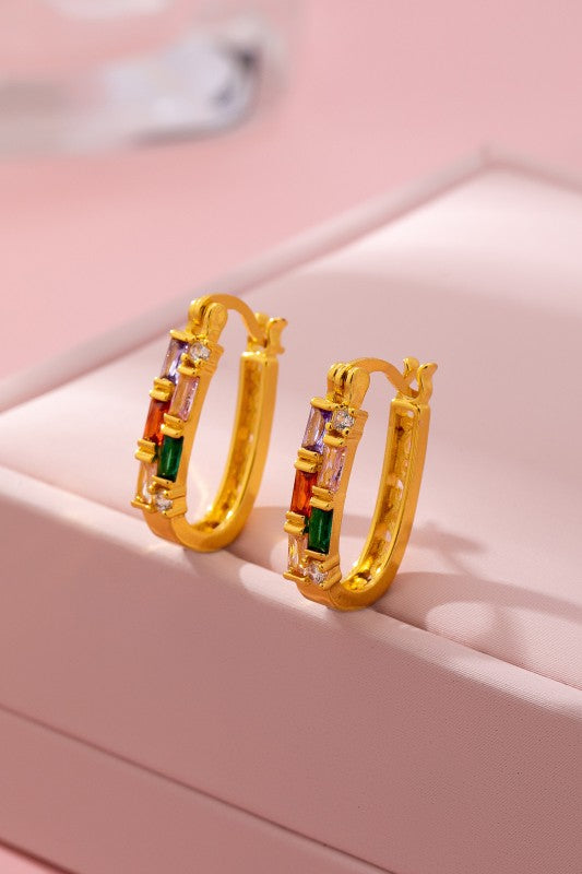 Summer Breeze Multicolor Gemstone Earrings-[option4]-[option5]-Cute-Trendy-Shop-Womens-Boutique-Clothing-Store