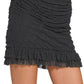 Here's Your Answer Ruched Skort-Black-SMALL-[option4]-[option5]-Cute-Trendy-Shop-Womens-Boutique-Clothing-Store