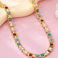 What A Surprise Multicolor Square Stone Necklace-[option4]-[option5]-Cute-Trendy-Shop-Womens-Boutique-Clothing-Store