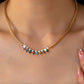 If Looks Could Kill Rainbow Necklace