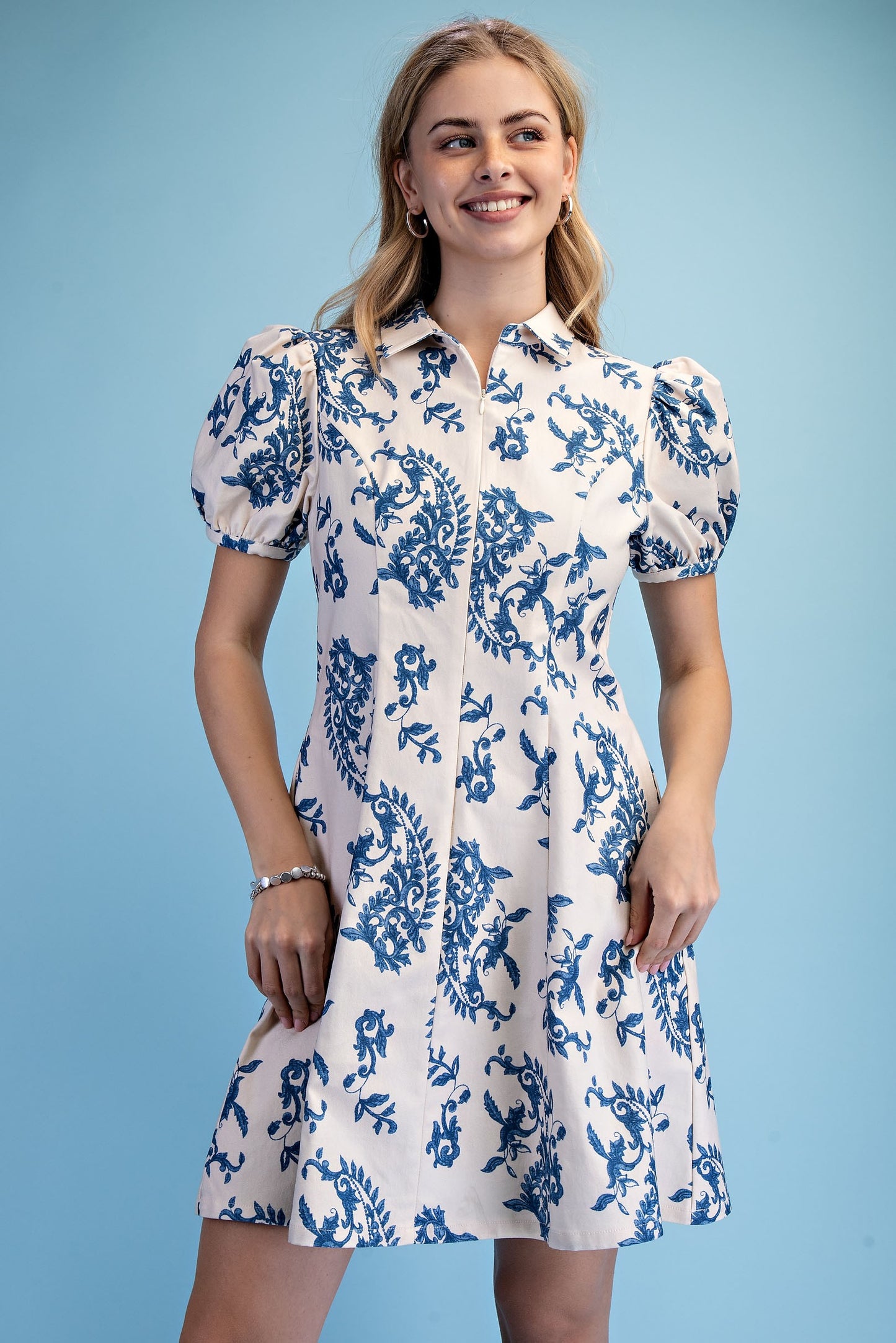 You Can't Stop Me Blue A Line Dress-[option4]-[option5]-Cute-Trendy-Shop-Womens-Boutique-Clothing-Store