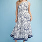 Polished Porcelain Design Midi Dress-[option4]-[option5]-Cute-Trendy-Shop-Womens-Boutique-Clothing-Store