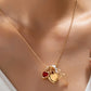Thoughtful Gift Heart and Bow Necklace