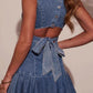 Lat Night Talks Open Back Denim Dress-[option4]-[option5]-Cute-Trendy-Shop-Womens-Boutique-Clothing-Store