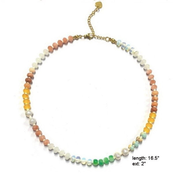 Earthy Elegance Natural Sone Necklace-[option4]-[option5]-Cute-Trendy-Shop-Womens-Boutique-Clothing-Store