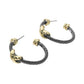 Quite Stunning Black Cable and Gold Earrings-[option4]-[option5]-Cute-Trendy-Shop-Womens-Boutique-Clothing-Store