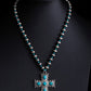 Saddle Up Single Chain Western Bead Necklace