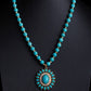 Saddle Up Single Chain Western Bead Necklace