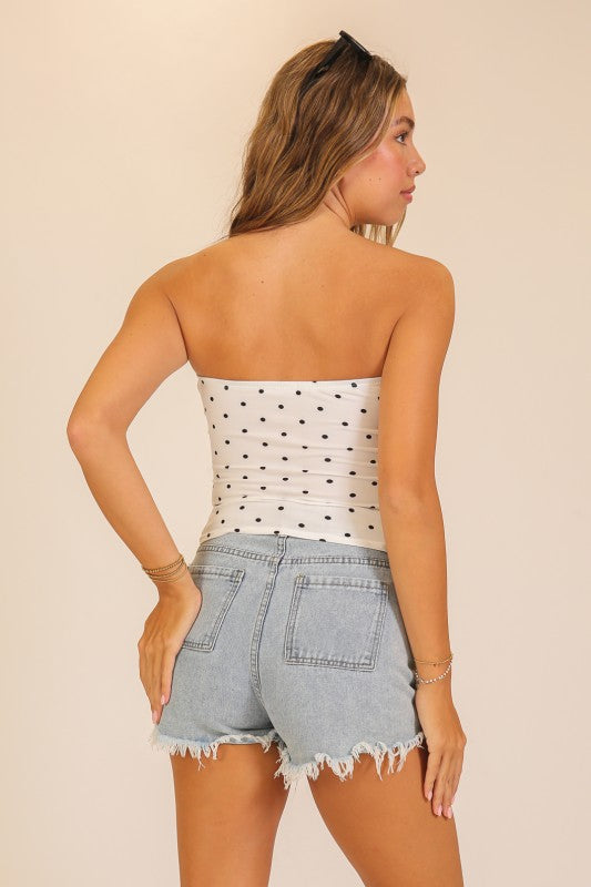 Tell Me A Secret Polka Dot Top-[option4]-[option5]-Cute-Trendy-Shop-Womens-Boutique-Clothing-Store