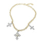 Sweetest Story Ever Triple Cross Necklace-[option4]-[option5]-Cute-Trendy-Shop-Womens-Boutique-Clothing-Store