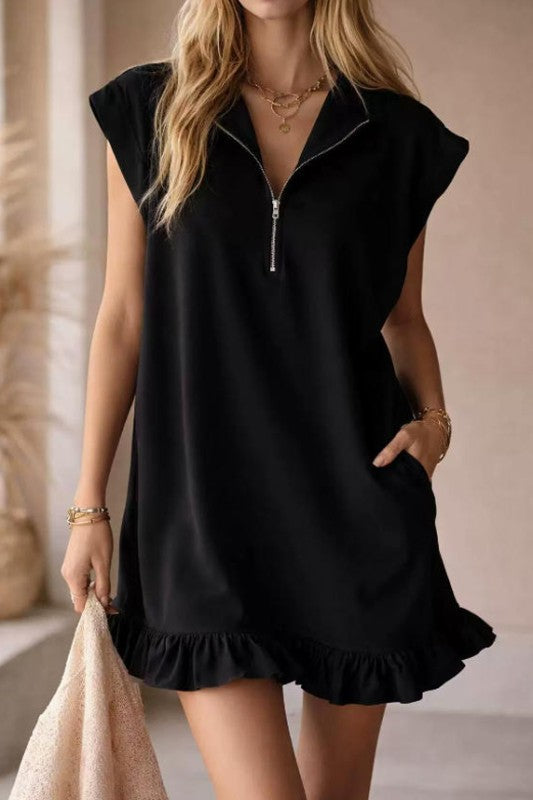 For All the Errands Casual Dress Black / SMALL