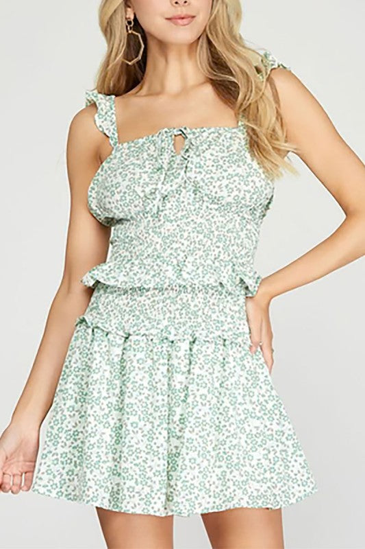 cute crop top dresses Joy Ride Crop Top and Short Set - Blue
