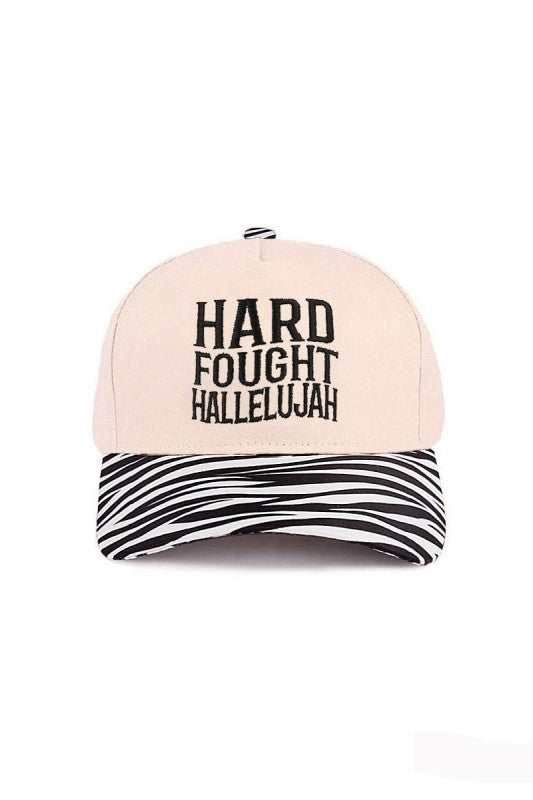 "Hard Fought Hallelujah" Cap-Zebra-[option4]-[option5]-Cute-Trendy-Shop-Womens-Boutique-Clothing-Store