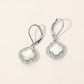 Simple Elegance CZ Quatrefoil Huggies-White-Cute-Trendy-Shop-Womens-Boutique-Clothing-Store