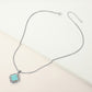 Clover Charm Pavé Quatrefoil Pendant Necklace