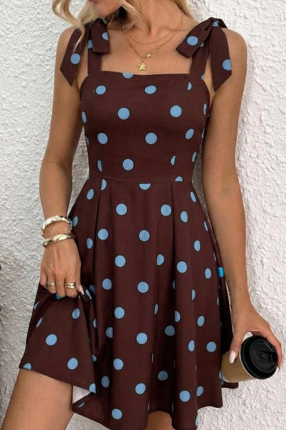 Spring Luncheon Ready Dress-Coffee-SMALL-[option4]-[option5]-Cute-Trendy-Shop-Womens-Boutique-Clothing-Store