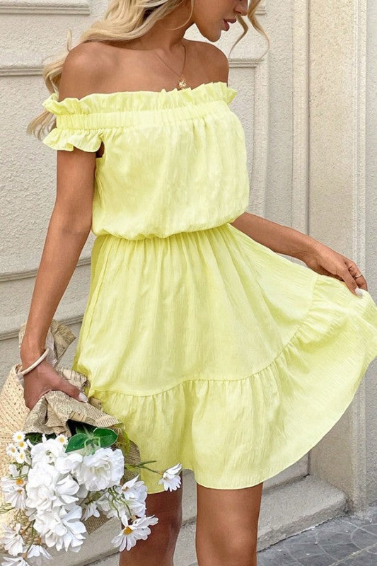 cute off the shoulder dresses Fit For A Wedding Yellow Off Shoulder Dress LARGE cute off the shoulder dresses Fit For A Wedding Yellow Off Shoulder Dress LARGE