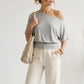 Coastal Casual Off Shoulder Top-heather Grey-SMALL-[option4]-[option5]-Cute-Trendy-Shop-Womens-Boutique-Clothing-Store