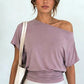 Coastal Casual Off Shoulder Top-Mauve-SMALL-[option4]-[option5]-Cute-Trendy-Shop-Womens-Boutique-Clothing-Store