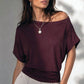 Coastal Casual Off Shoulder Top-Burgundy-SMALL-[option4]-[option5]-Cute-Trendy-Shop-Womens-Boutique-Clothing-Store