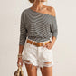 Step it Up Stripe Ruched Top-Black-SMALL-[option4]-[option5]-Cute-Trendy-Shop-Womens-Boutique-Clothing-Store