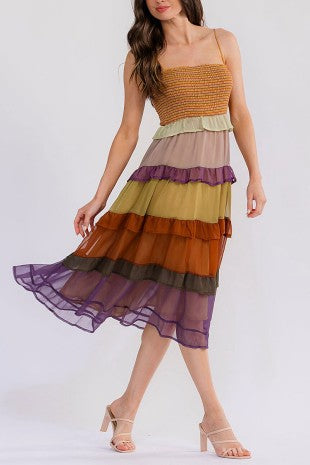 Best Day Ever Multicolor Tiered Dress-[option4]-[option5]-Cute-Trendy-Shop-Womens-Boutique-Clothing-Store
