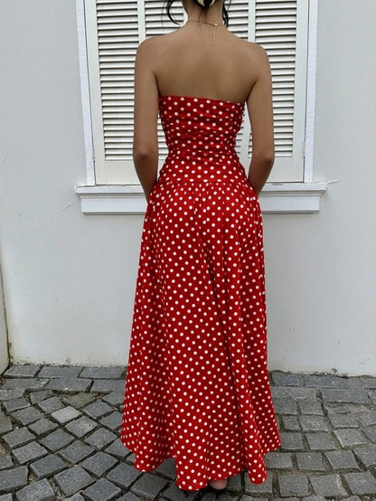 Leisurely Fun Red Polka Dot Maxi-Red-SMALL-[option4]-[option5]-Cute-Trendy-Shop-Womens-Boutique-Clothing-Store