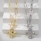 Family Time Mini Cross Toggle Chain Necklace