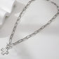 Family Time Mini Cross Toggle Chain Necklace