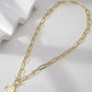 Family Time Mini Cross Toggle Chain Necklace
