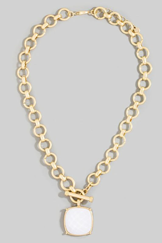 Bold Statement Toggle Necklace