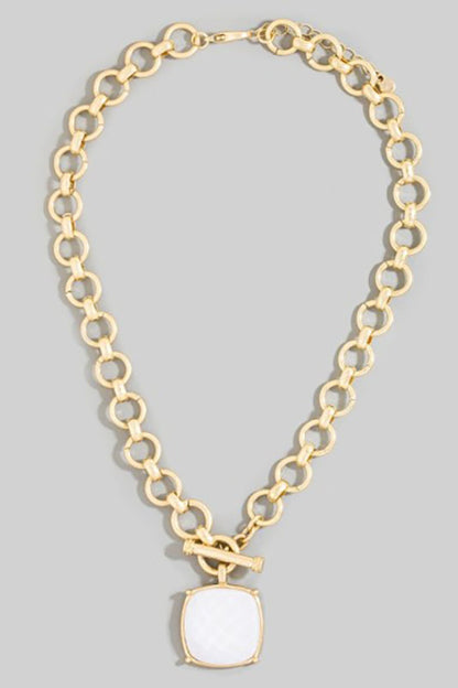 Bold Statement Toggle Necklace