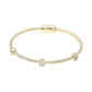 Twisted Elegance Pavé Bezel Magnetic Bracelet